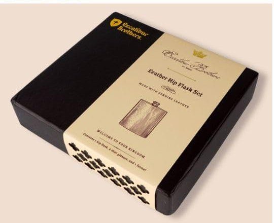 Black presentation box with its parchment sleeve