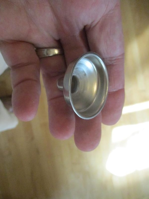 Customer photo: the funnel in hand