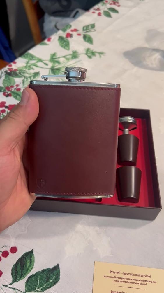Customer video still: the set in the box at Christmas
