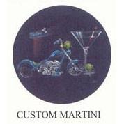 Featured image for “Custom Martini Michael Godard Neon Clock (blue)”