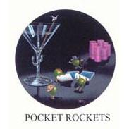 Featured image for “Pocket Rockets Michael Godard Neon Clock (purple or blue)”