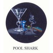 Featured image for “Pool Shark Michael Godard Neon Clock (blue)”