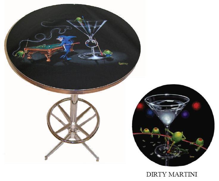 Featured image for “Bar Table – Dirty Martini”