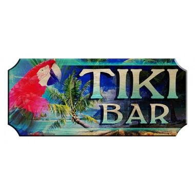 Featured image for “Wood Plaque Kolorcoat™ Bar Sign – Tiki Bar”