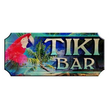Featured image for “Wood Plaque Kolorcoat™ Bar Sign – Tiki Bar”