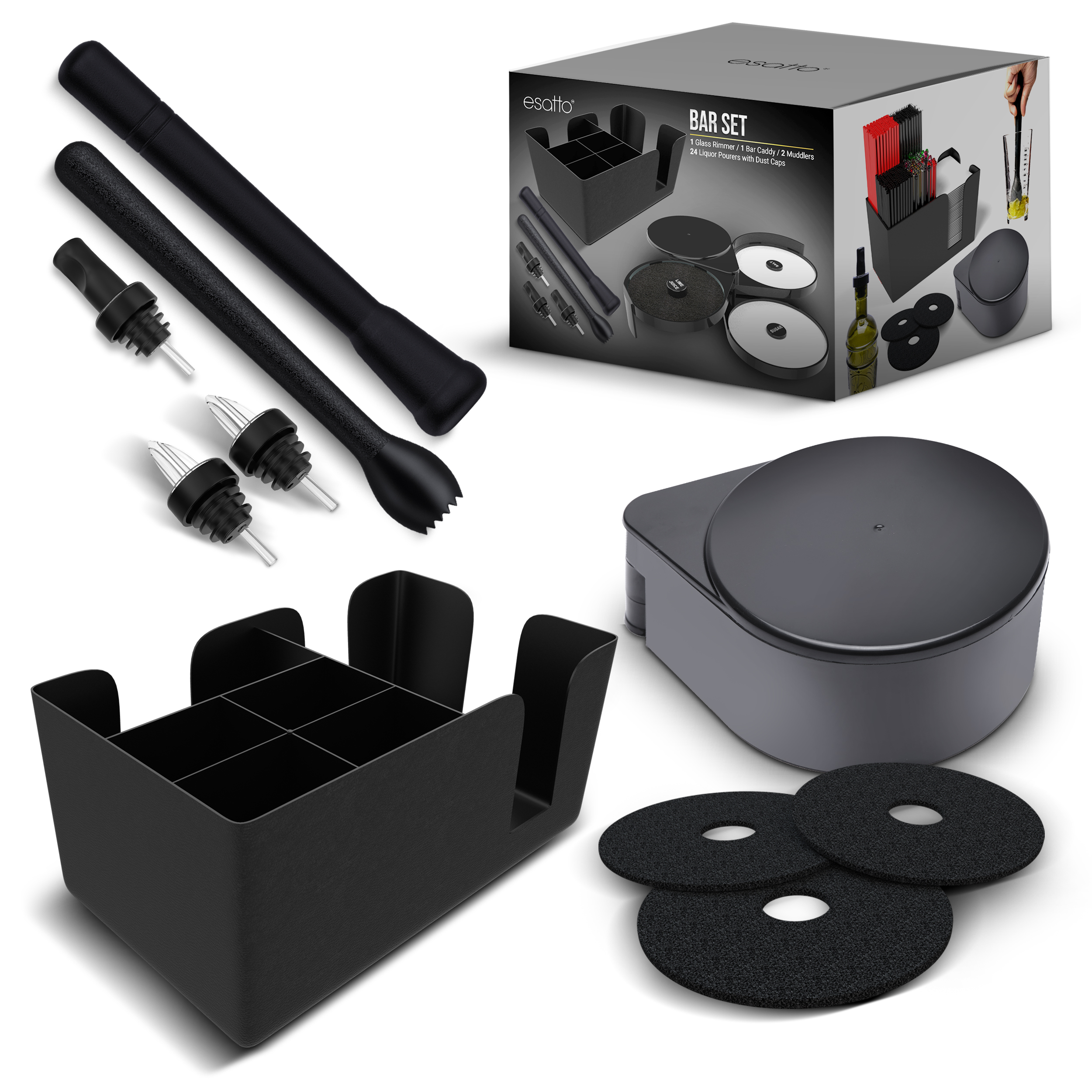 ESATTO – GIFT PACK 1 (CADDY, RIMMER, MUDDLER, POURER)