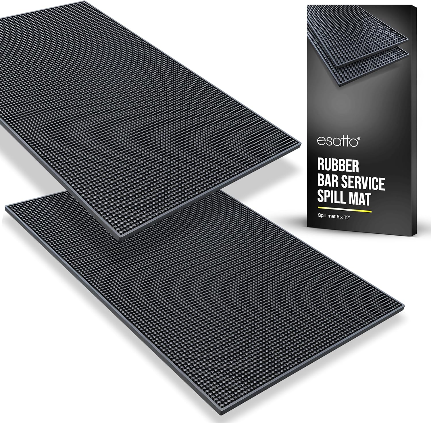 Featured image for “Esatto 2 Pack Service Mat 12” x 18”, Black”