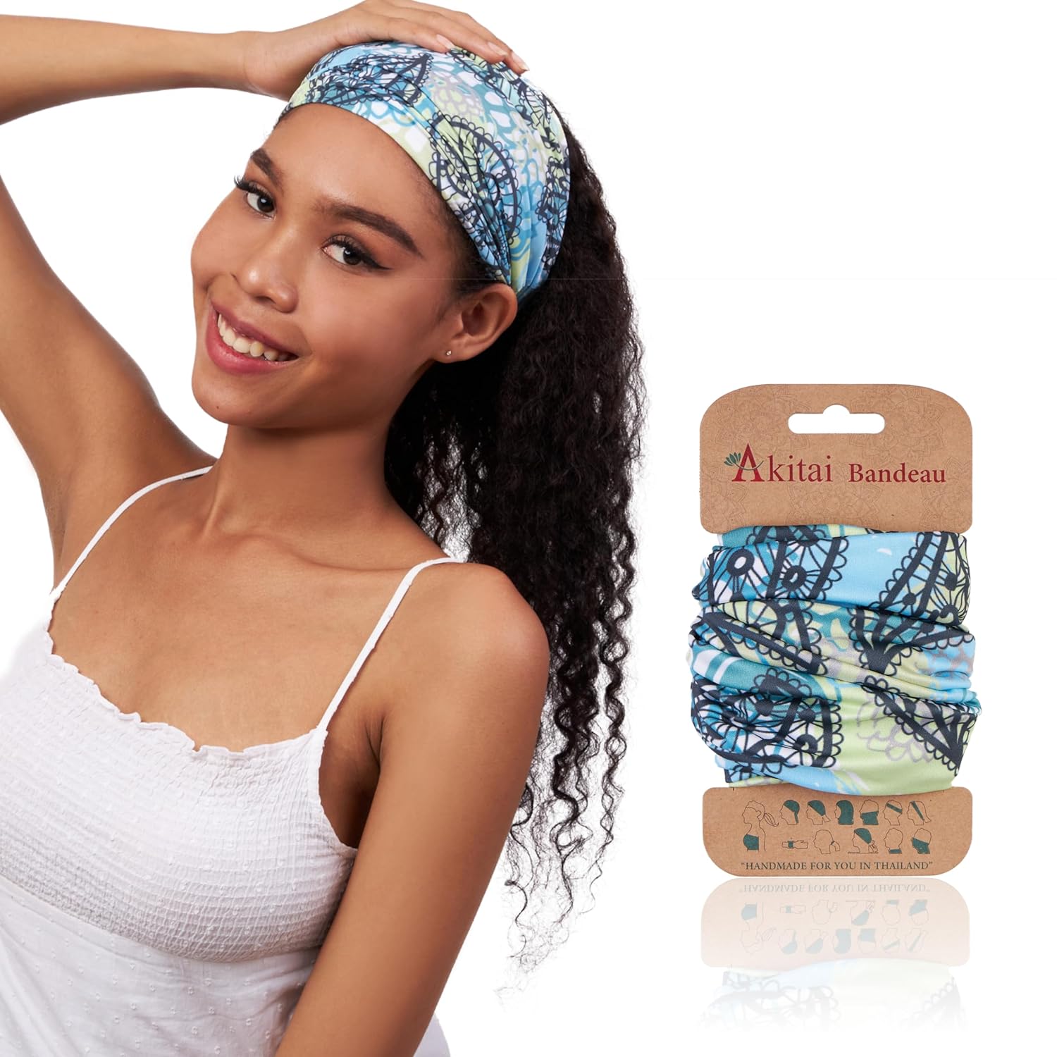 Featured image for “Boho Bandeau Headbands – Acqua”